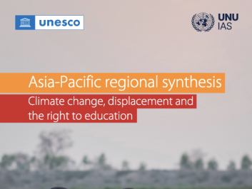 Asia-Pacific regional synthesis: climate change, displacement and the right to education