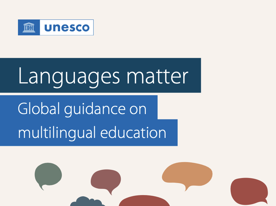 Languages matter: global guidance on multilingual education