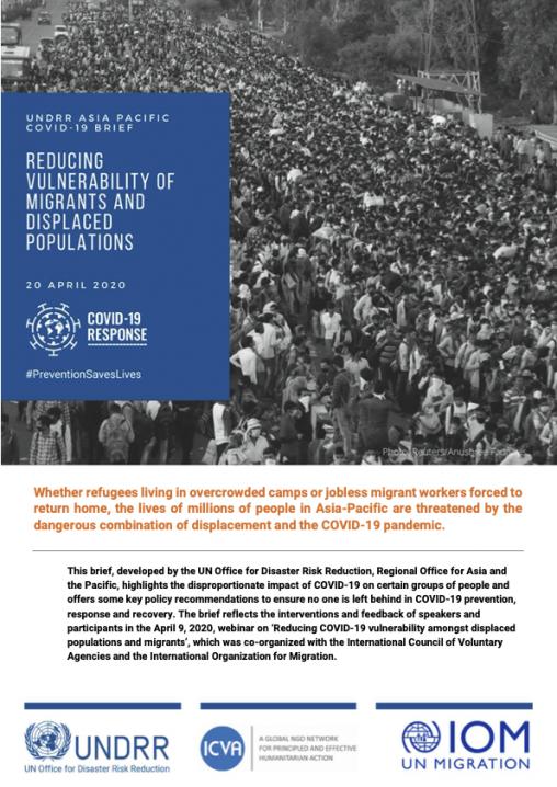 UNDRR Asia-Pacific COVID-19 Brief: Reducing Vulnerability of Migrants and Displaced Populations