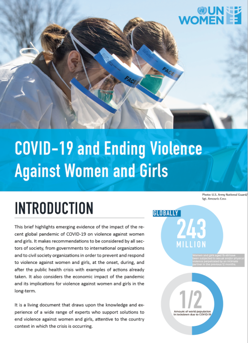 COVID-19 and Ending Violence Against Women and Girls